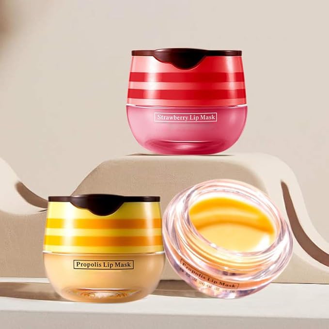 4 Pcs Lip Balm Honey Pot,