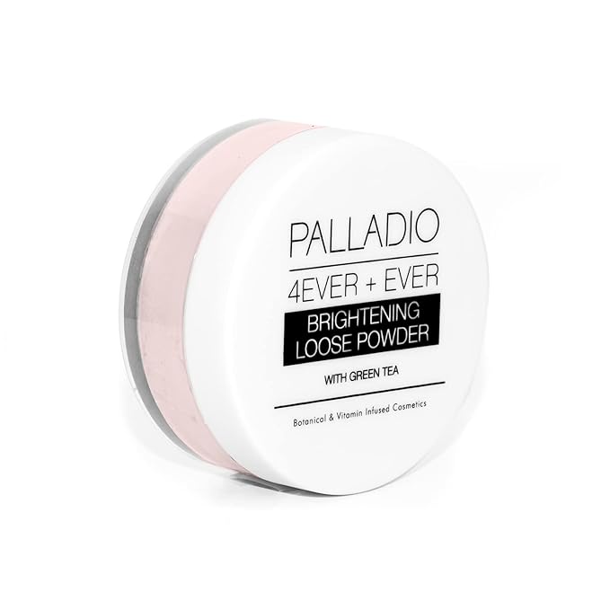 Palladio 4 Ever+Ever Mattifying Loose Setting Powder, Brighten
