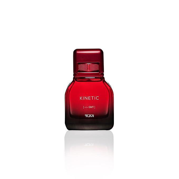 TUMI KINETIC [--:-- GMT] - Liquid Perfume Fragrance for Men - Masculine & Spicy Cologne with Smoky & Woody Notes - 1.7 oz