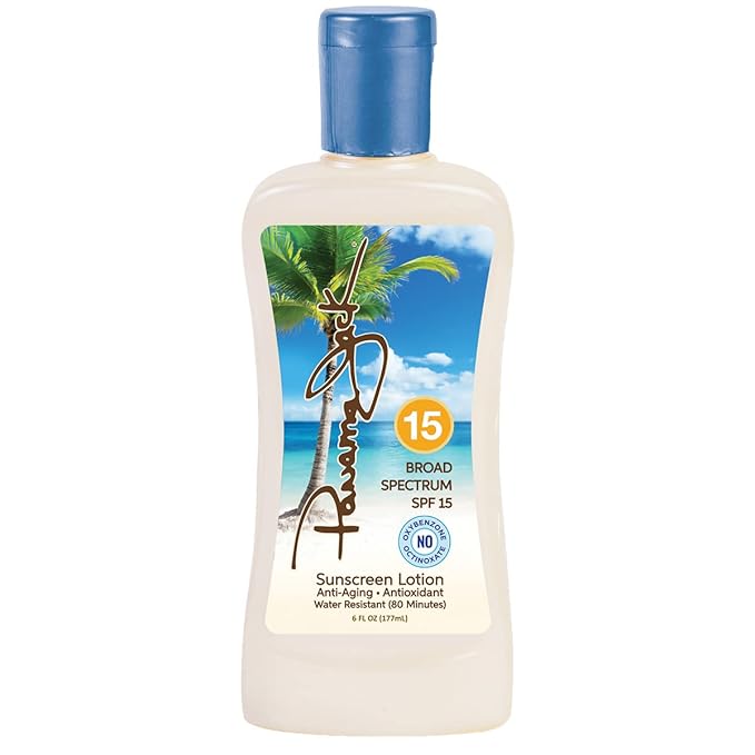 Panama Jack Sunscreen Suntan Lotion - SPF 15, Broad Spectrum UVA/UVB Protection, PABA, Paraben, Gluten & Cruelty Free, 6 FL OZ (Pack of 12)