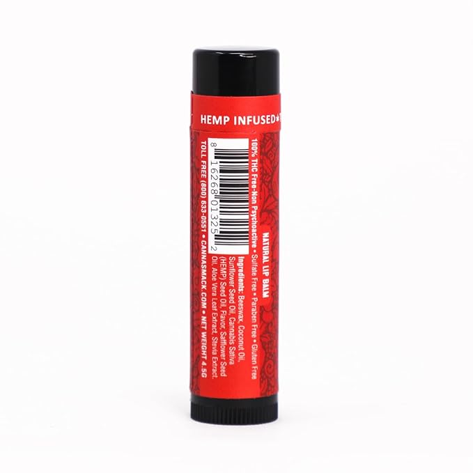 CannaSmack Natural Hemp Lip Balm -