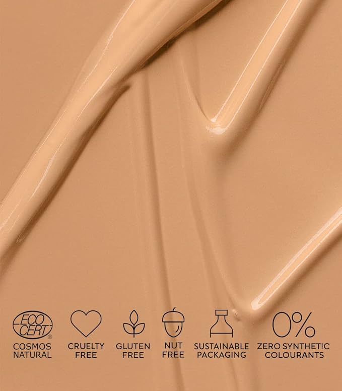 MÁDARA Organic Skincare | SKINONYM Semi-Matte Peptide Foundation, Ecocert certified. 30ml