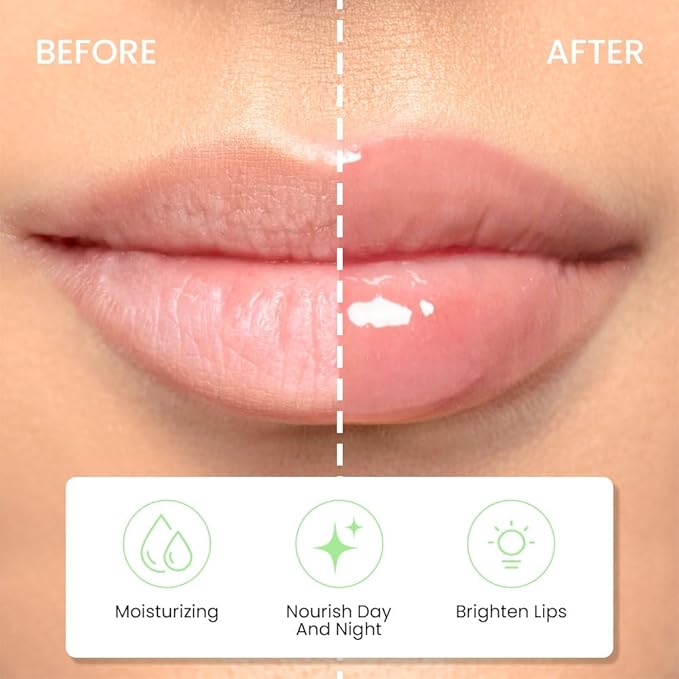 8 Colors Lip Oil Lip Glaze, Big Brush Glaze,
