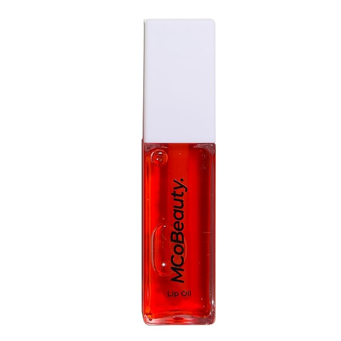 MCoBeauty Lip Oil Hydrating Treatment, Sheer Red, Moisturizing Hydrating