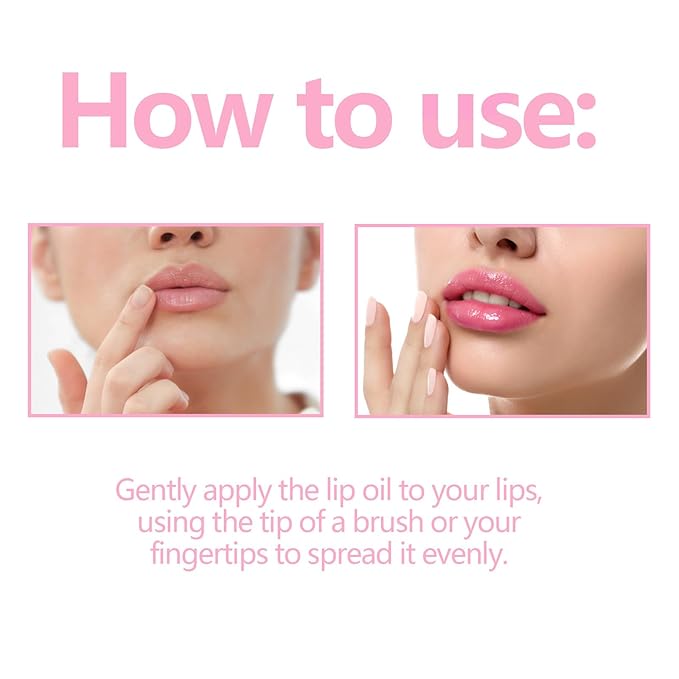 Magic Color Changing Lip Oil,Transparent Changing Lip Care