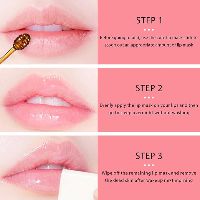 3 PCS Bee Lip Balm Honey