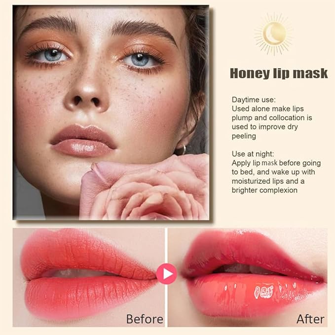 3PCS Bee Lip Balm Honey Pot,