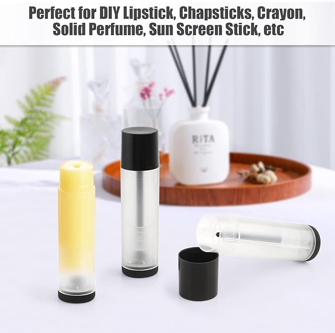 50Pcs 5g Lip Balm Tubes Plastic