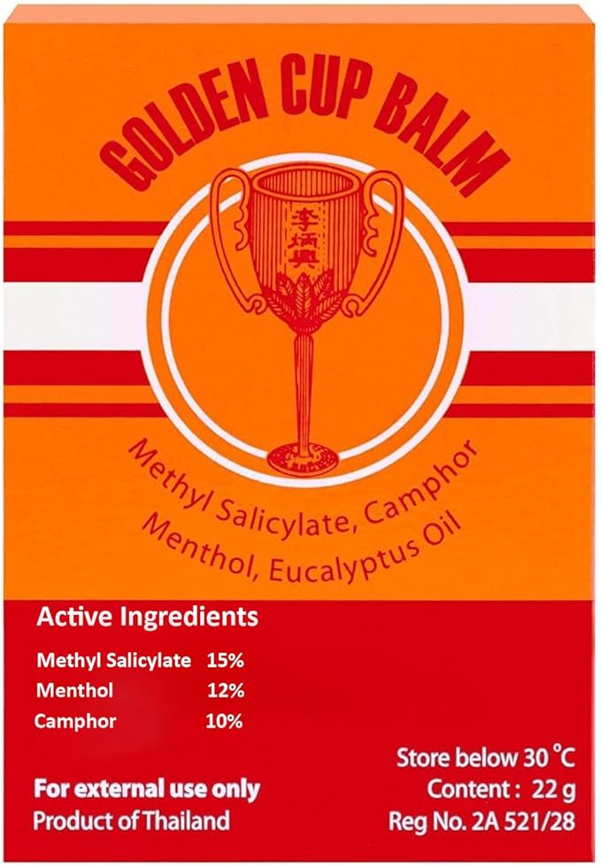Golden Cup Balm Yellow Herbal Thai 22g