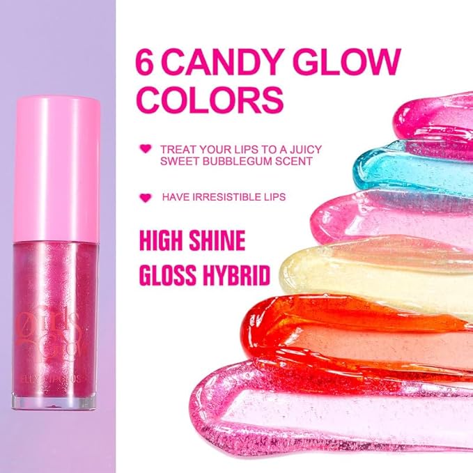 Jelly Cooling Hydrating Non-Sticky Lip Oil, Plumping Moisturizing Cooling