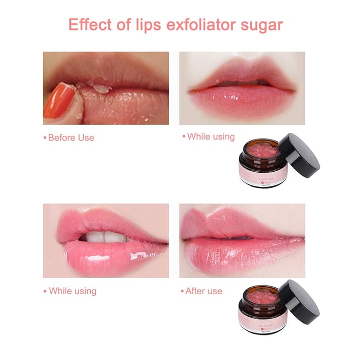 Lip Scrub, Lip Exfoliator Organic Exfoliating