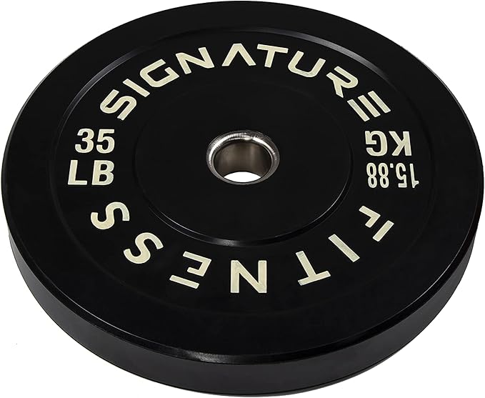 Signature Fitness 2" Olympic Bumper Plate Weight Plates