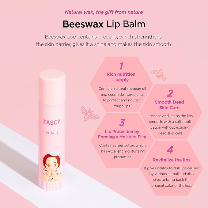 FASCY Lollipop Lip Balm Peach, Lip