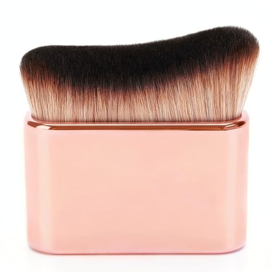 Body Makeup Brush, Self Tanner Brush, Kabuki Brush for Body, Tanning Brush for Tan, Body Makeup Brush for Leg, Bronzer Brush Makeup Brush, Fake Tan Tanning Brush (Pink Rose Gold)