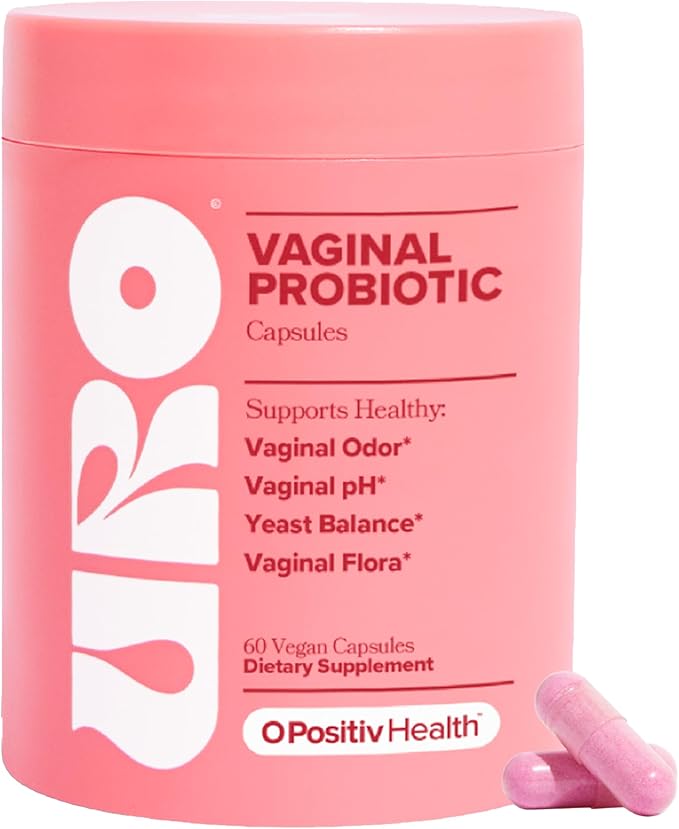 URO Vaginal Probiotics for Women pH Balance 60 Count 1)