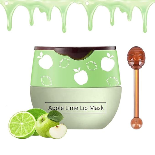 Bee Lip Balm Honey Pot, Lime (Lime)