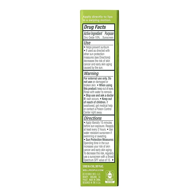 Well People Lip Butter SPF 15 Natural
