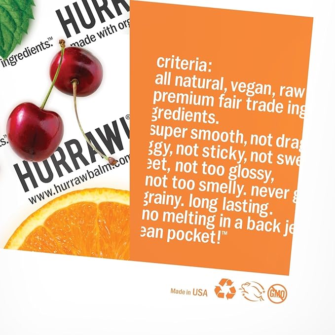 Hurraw! Earl Grey Lip Balm: Organic,