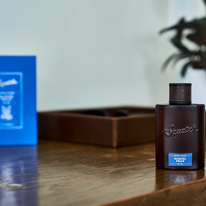 Dr. Squatch Natural Cologne for Men - Scent-Lock Technology and Sustainably-Sourced Ingredients - Glacial Falls Cologne (1.7 fl oz)