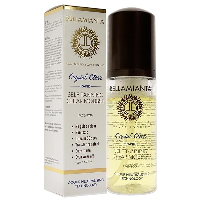 Rapid Self-Tanning Mousse - Crystal Clear for Women - 5.07 oz Bronzer (I0110301)