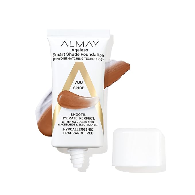 Almay Anti-Aging Foundation, Smart Shade Face Makeup with of 1)