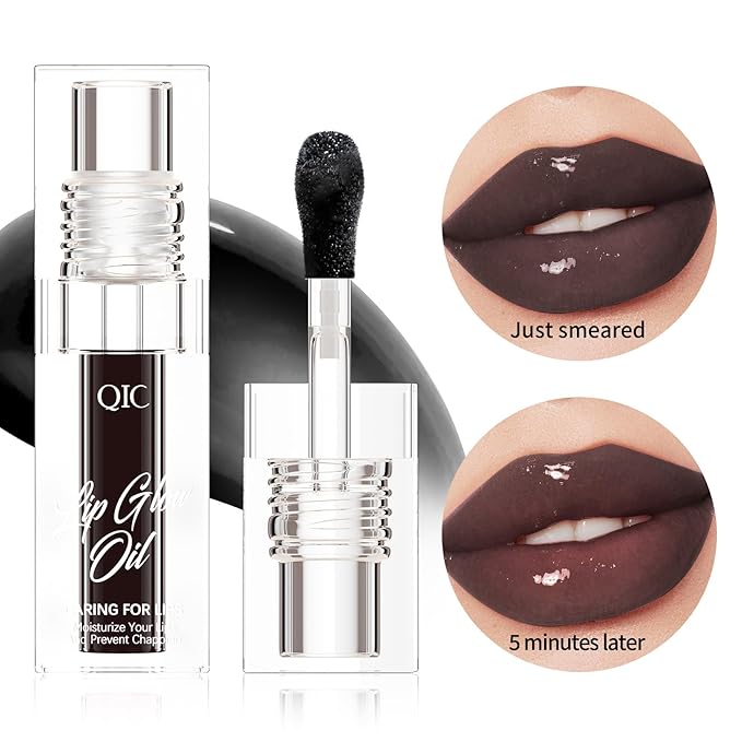 Crystal Jelly Moisturizing Lip Oil 2Pcs Hydrating Lip Moisturizing