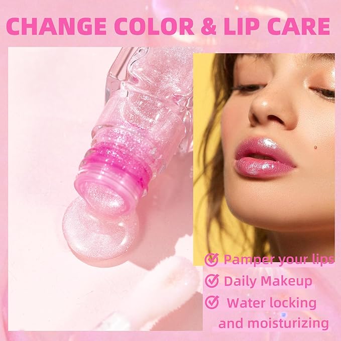 Magic Color Changing Lip Oil, Cosmetics Color Changing Magic