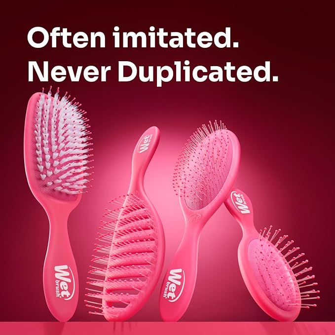 Wet Brush Speed Dry Hair Brush, Black, Vented Design & Soft HeatFlex Bristles, Blow Dry Safe, Ergonomic Handle Manages Tangles & Uncontrollable Strands, Pain-Free Hair Accessories