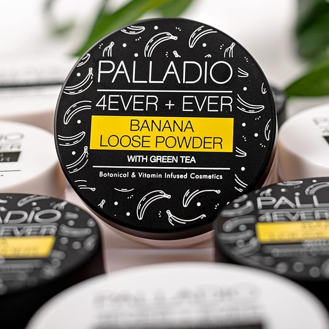 Palladio 4 Ever+Ever Mattifying Loose Setting Powder (Banana