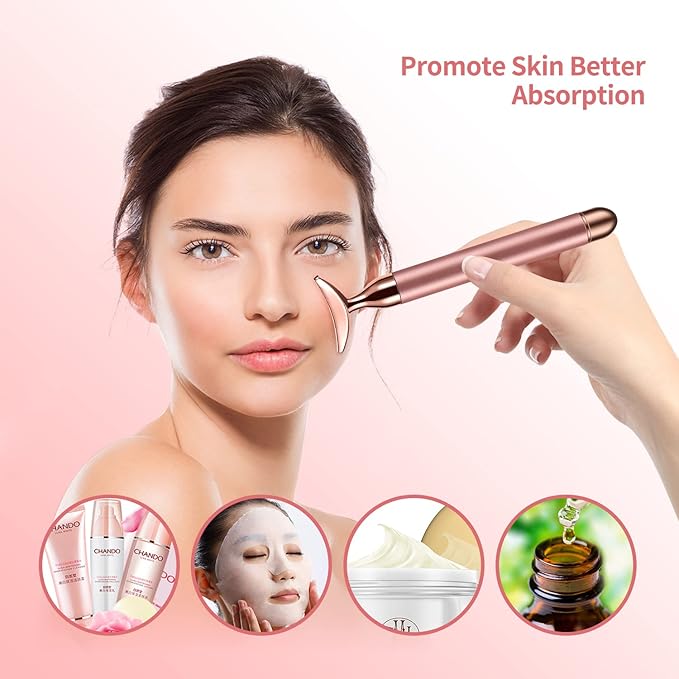 2-in-1 Face Massager Roller Electric Face
