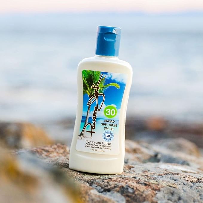 Panama Jack Sunscreen Suntan Lotion - SPF 30, Broad Spectrum UVA/UVB Protection, PABA, Paraben, Gluten & Cruelty Free, 6 FL OZ (Pack of 2)