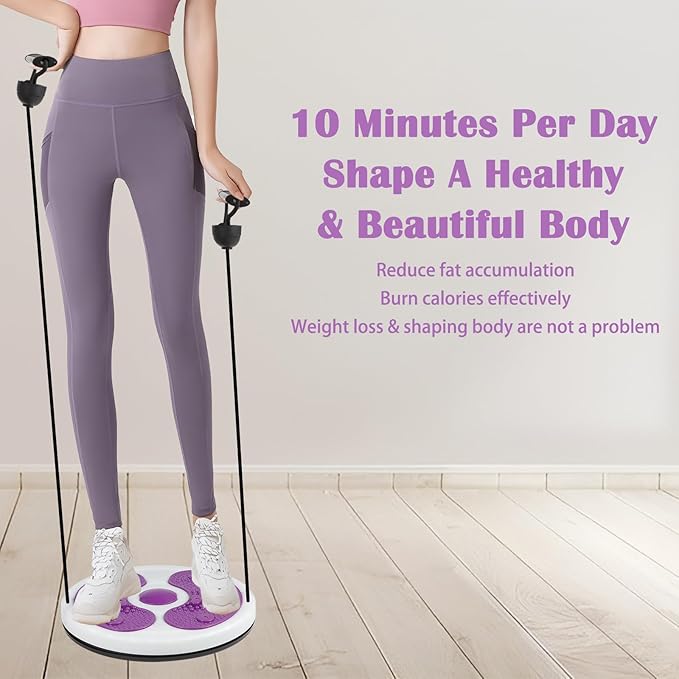 Waist Whisper Waist Twisting Disc with 3 Sport Headbands
