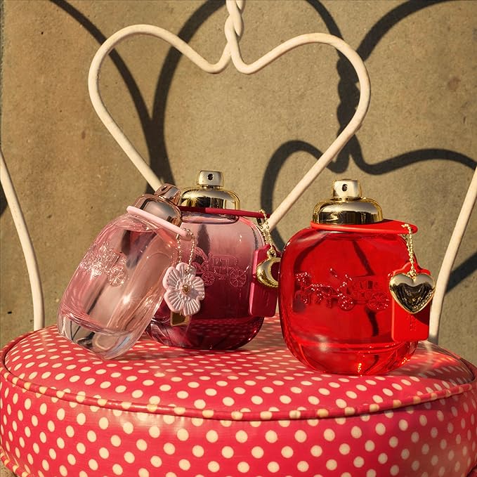 Coach Love Eau de Parfum - Long Lasting Fragrance with notes of Strawberry, Red Velvet Rose & Cedarwood 3.0 fl. oz.
