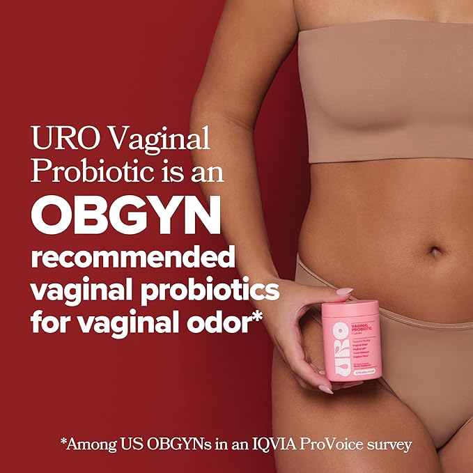 URO Vaginal Probiotics for Women pH Balance 60 Count 1)