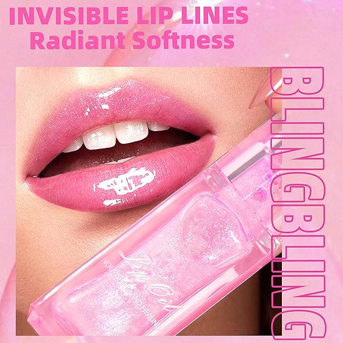 2Pcs Magic Color Changing Lip Oil Moisturizing Big Magic