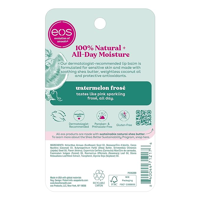 eos 100% Natural Lip Balm, Watermelon