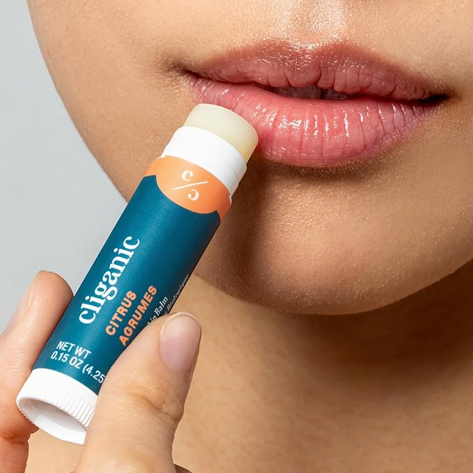 Cliganic Organic Lip Balm Set (4