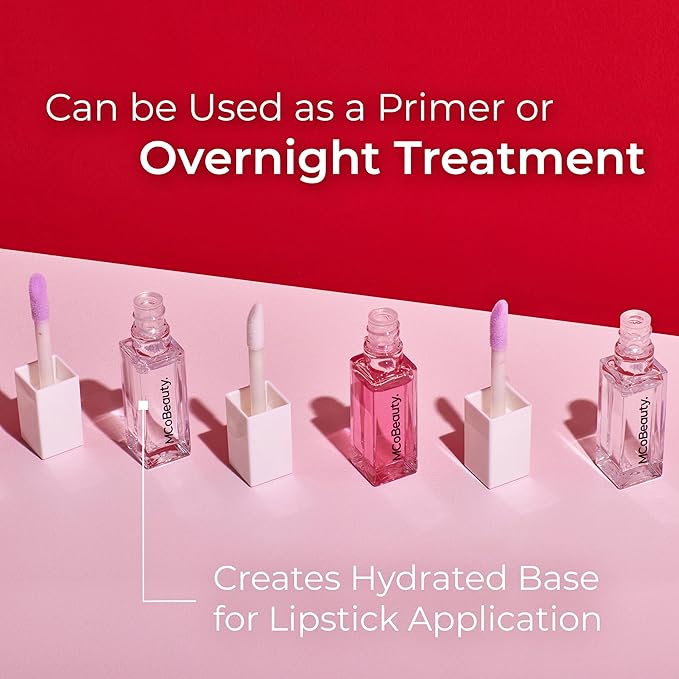 MCoBeauty Lip Oil Hydrating Treatment, Pink Lady, Moisturizing Hydrating