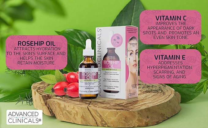 Advanced clinicals rosehip oil facial