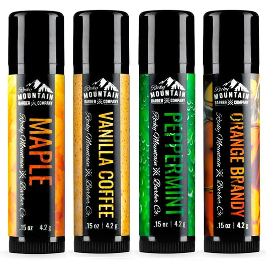 Lip Balm Set - 4 Scents Featuring