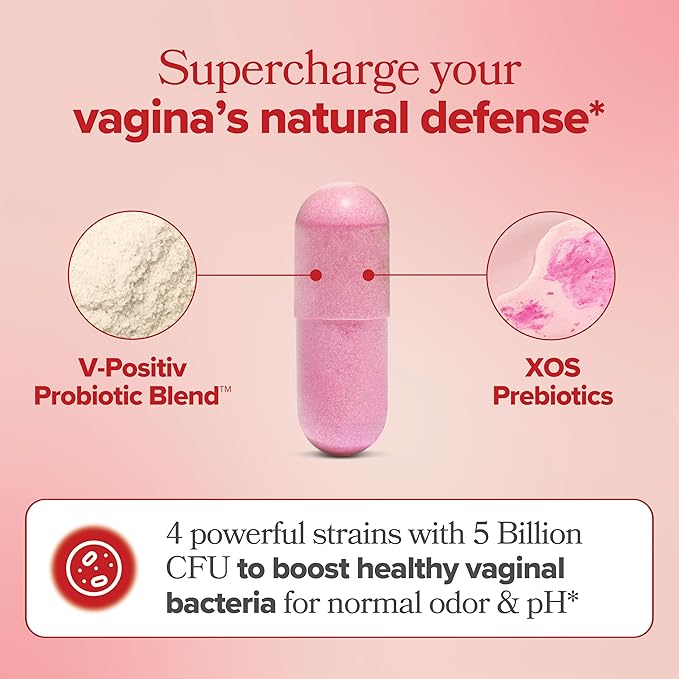 URO Vaginal Probiotics for Women pH Balance 60 Count 1)