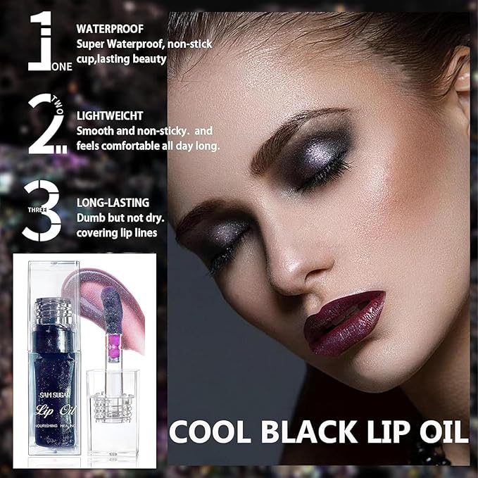 Bossup Color Changing Lip Oil，Magic Color Changing Lip