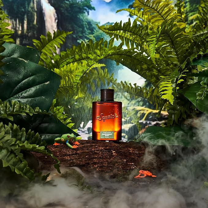 Dr. Squatch Natural Cologne for Men - Scent-Lock Technology and Sustainably-Sourced Ingredients - Rainforest Mist Cologne (1.7 fl oz)